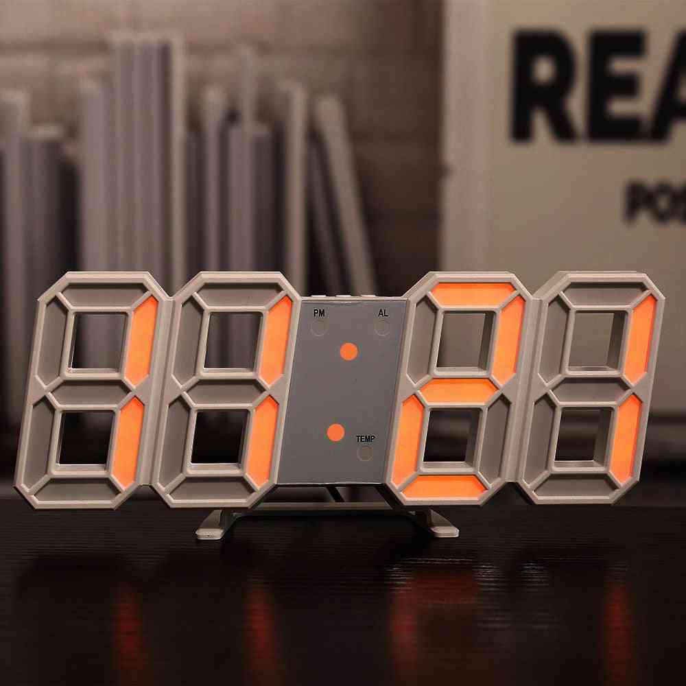 Nordic Digital Alarm Wall Hanging Watch Snooze Table Clocks