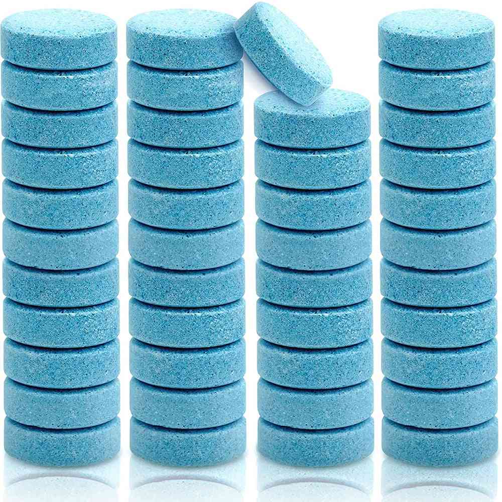 30 Pieces Car Windshield Cleaning Effervescent Spray Cleaner Tablet Window Glass Cleaner Solid Wiper Fine Rain Scraper