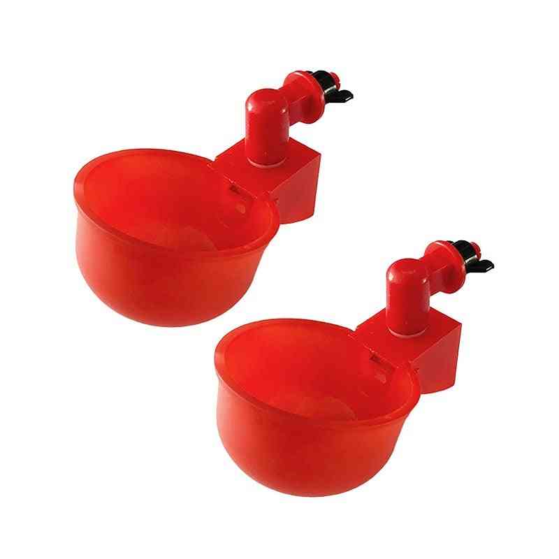 Automatisk kyckling dricker vaktel hängande vattenkopp bröstvårta dricksskålar