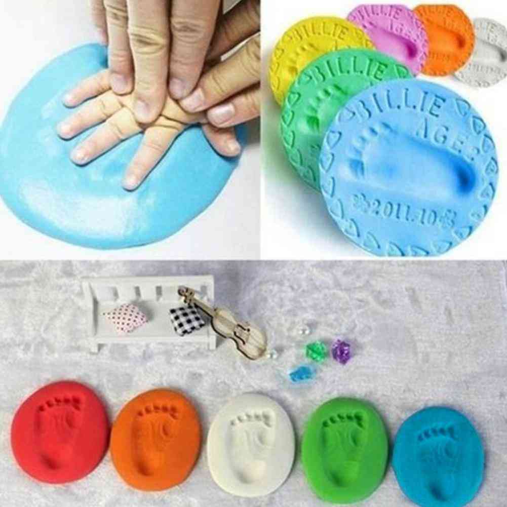 Diy Hand Foot Print Baby Care Clay Kit