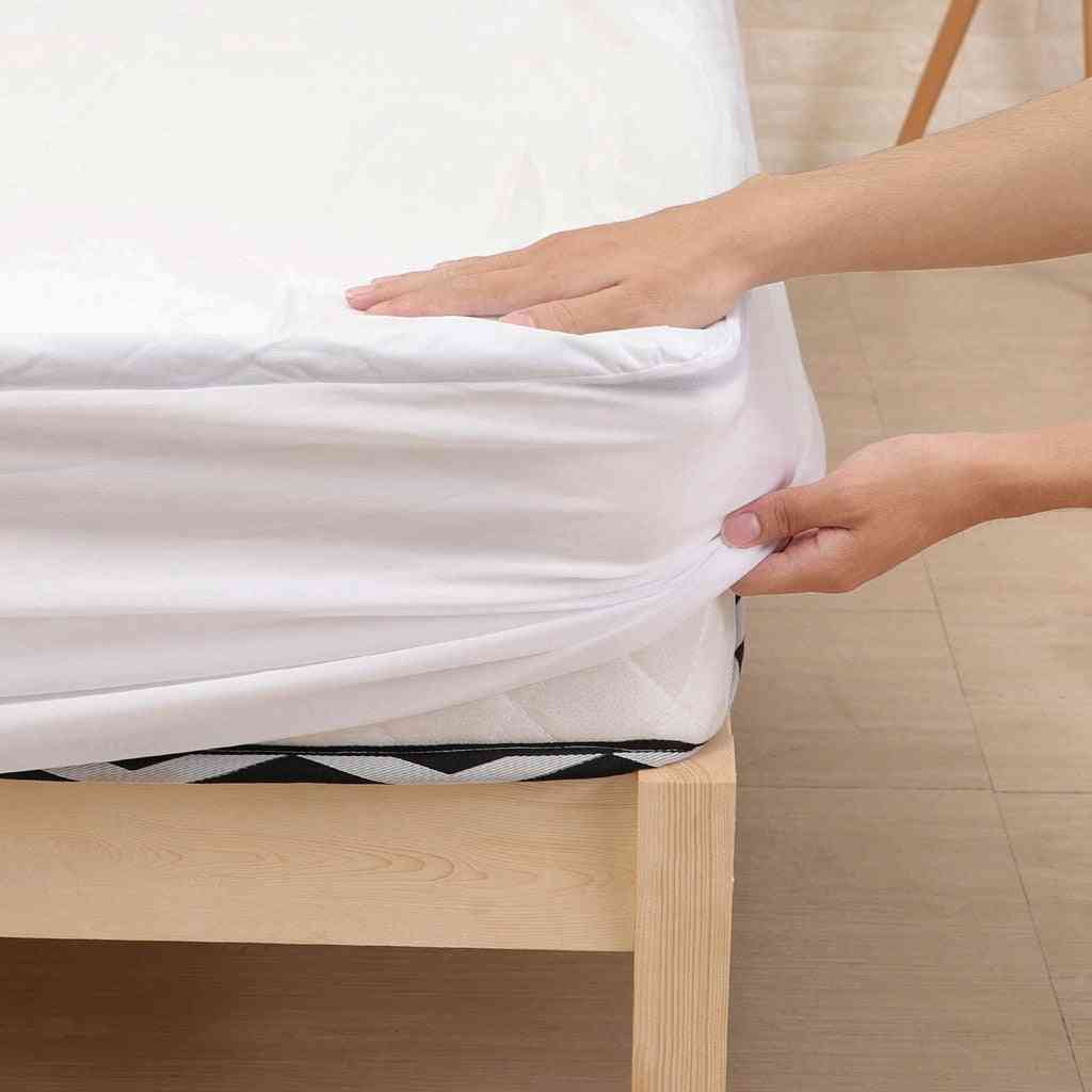 Waterproof Bed Cover, Microfiber Anti-mite Mattress Pad