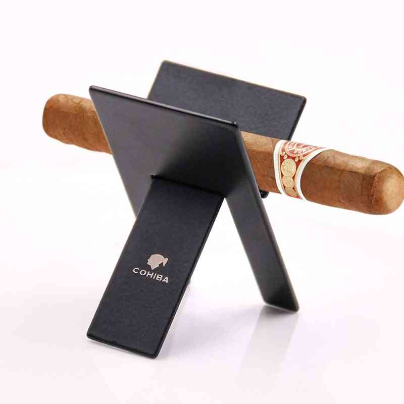 Stainless Steel Foldable Cigar Holder