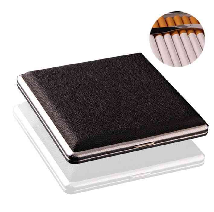Leather Metal Cigarette/cigar Case