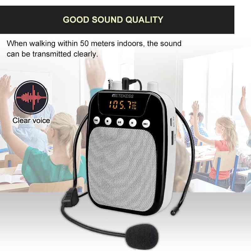 Megaphone Portable Voice Amplifier Teacher Microphone Speaker
