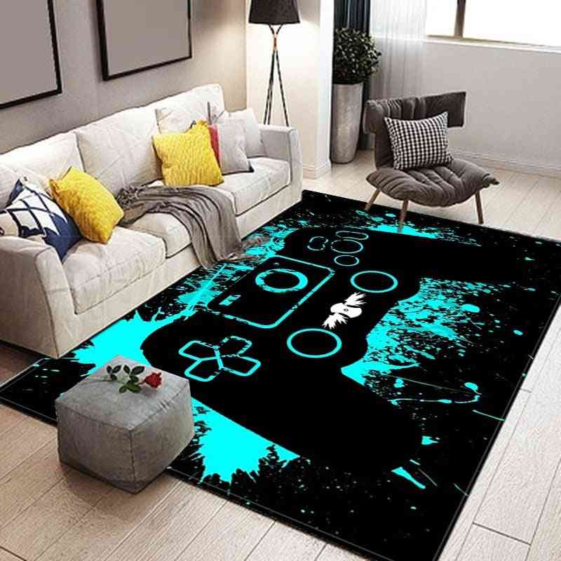 Anime Gamer Controller Play Area Rugs Carpets