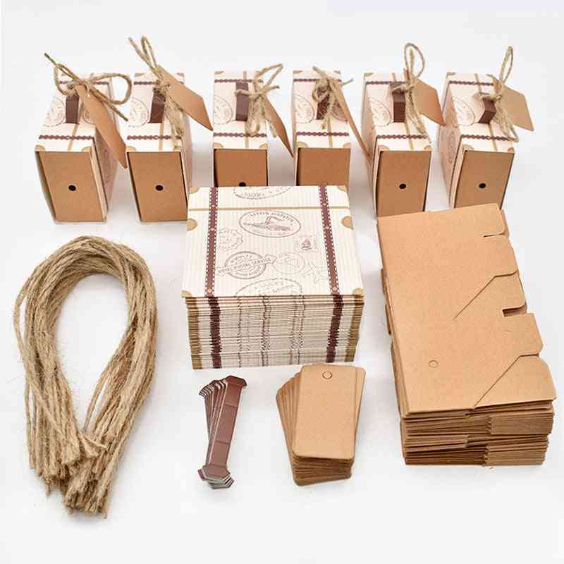 Travel Suitcase - Candy Box - Kraft Paper Boxes
