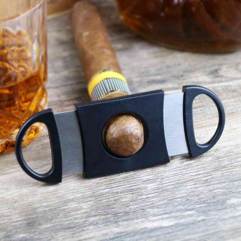 Klassisk cigarskærer i rustfrit stål