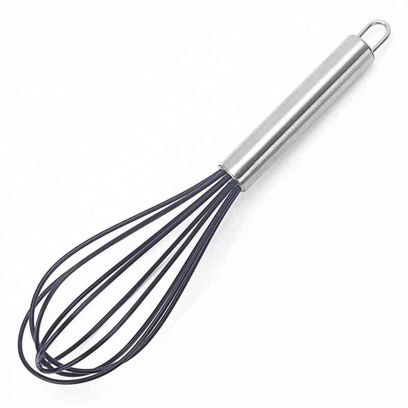 Manual Egg Beater Stainless Steel Silicone Balloon Whisk Cream Mixer