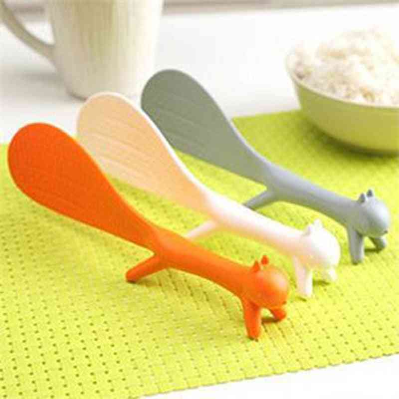 Lovely Squirrel Shaped Ladle Non Stick Rice Paddle
