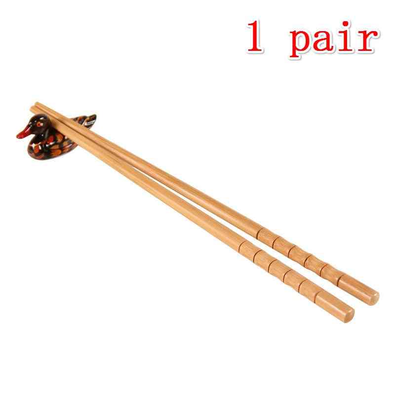 Pure Manual Natural Wood Chopsticks Healthy Chinese Food Stick