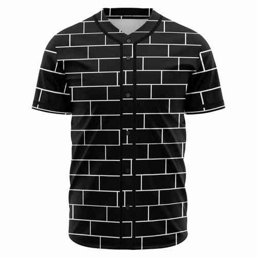 Men's Athletic Black And White Block Style Jersey Top
