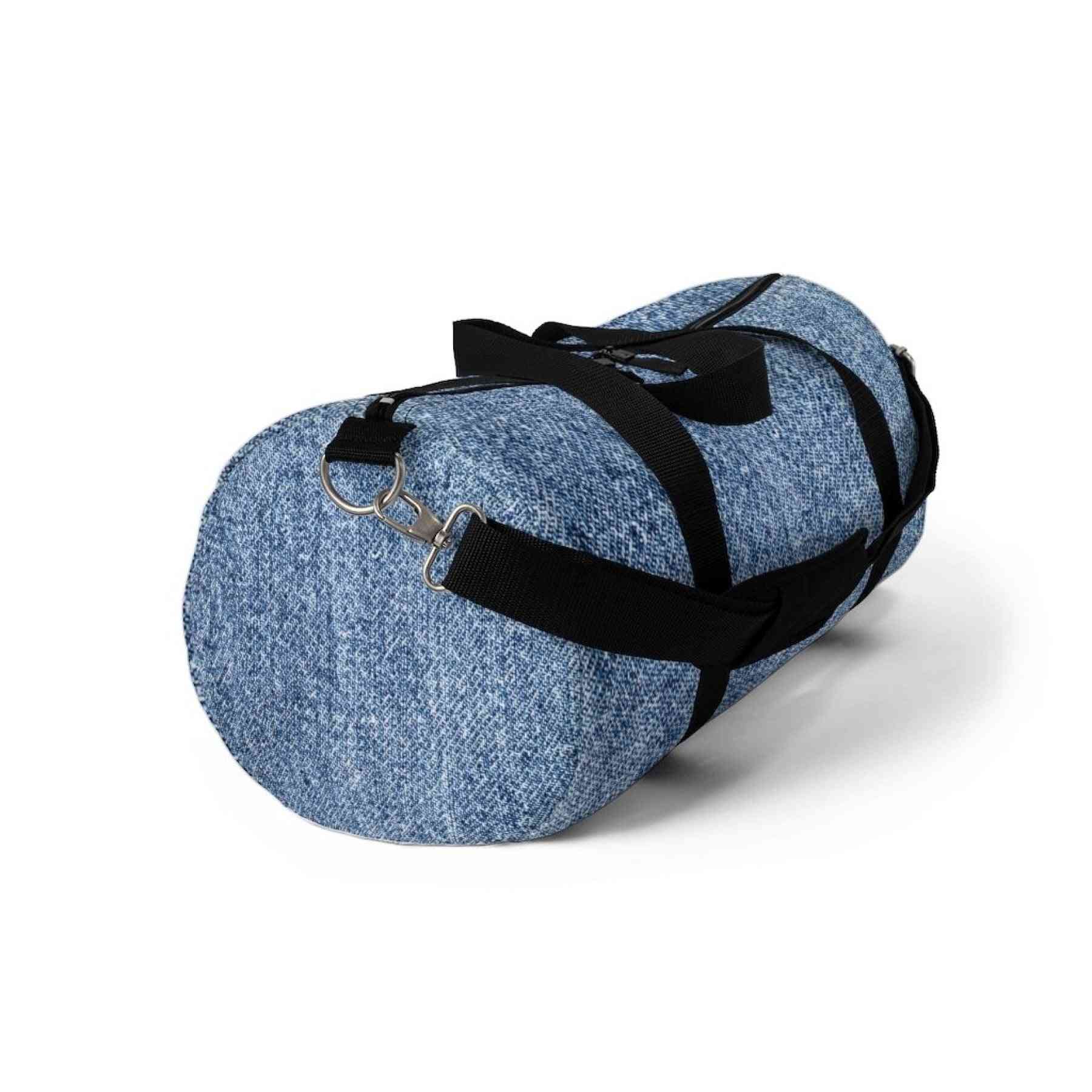 Deep Blue Denim Style Duffel Bags
