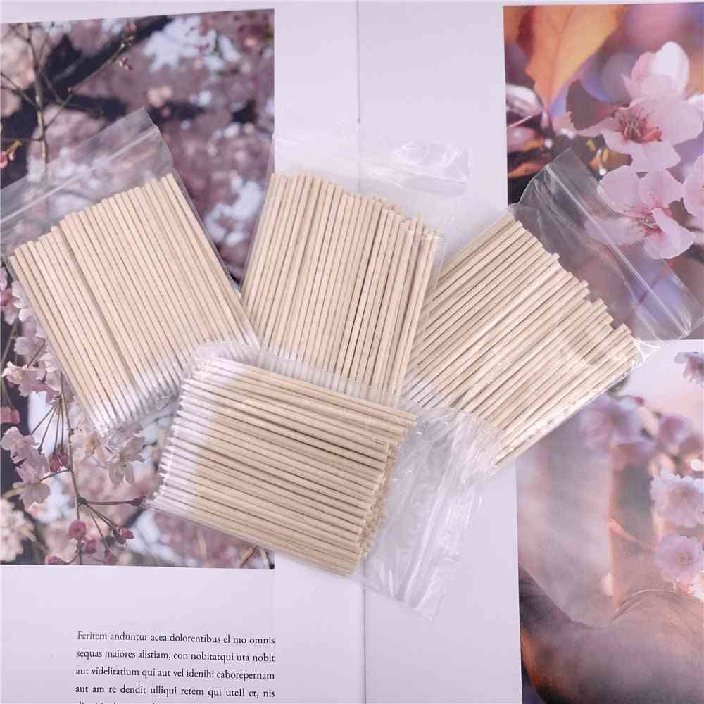 Ear Care Cleaning Wood Sticks Cotton Swabs