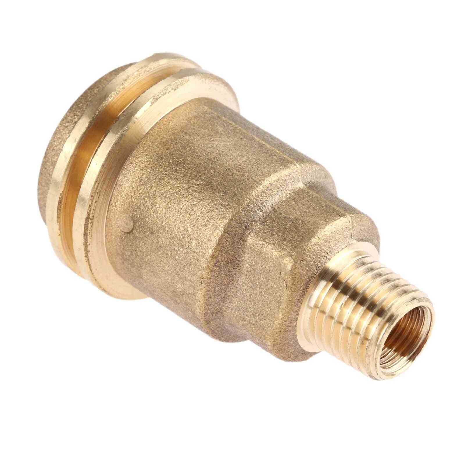 Brass Pipe Thread Adapter(male Qcc-1 To 1/4-inch Male).