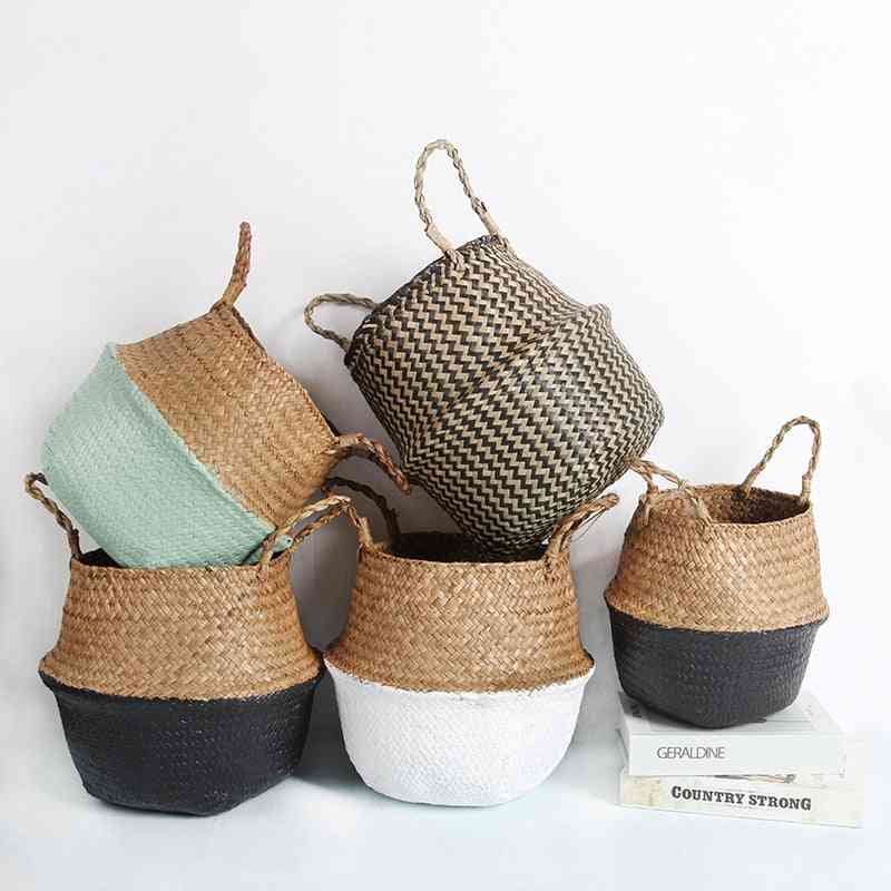 Laundry Wicker Seagrass Baskets