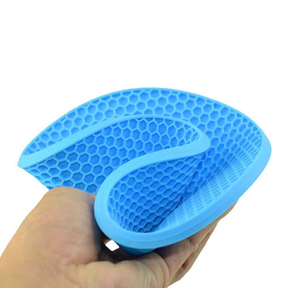 Circular Honeycomb Design Silicone Heat Insulation Mat