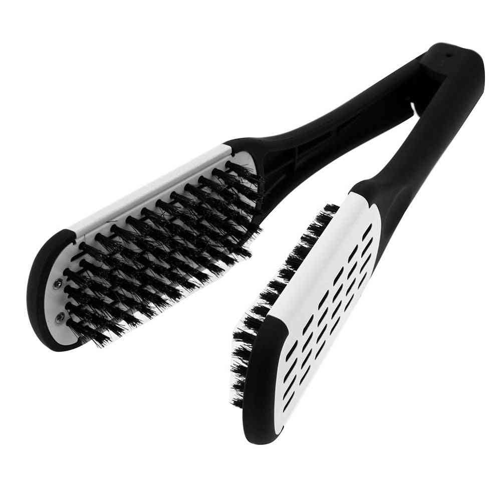 Natural Ceramic Double Sided Hairdressing Brush
