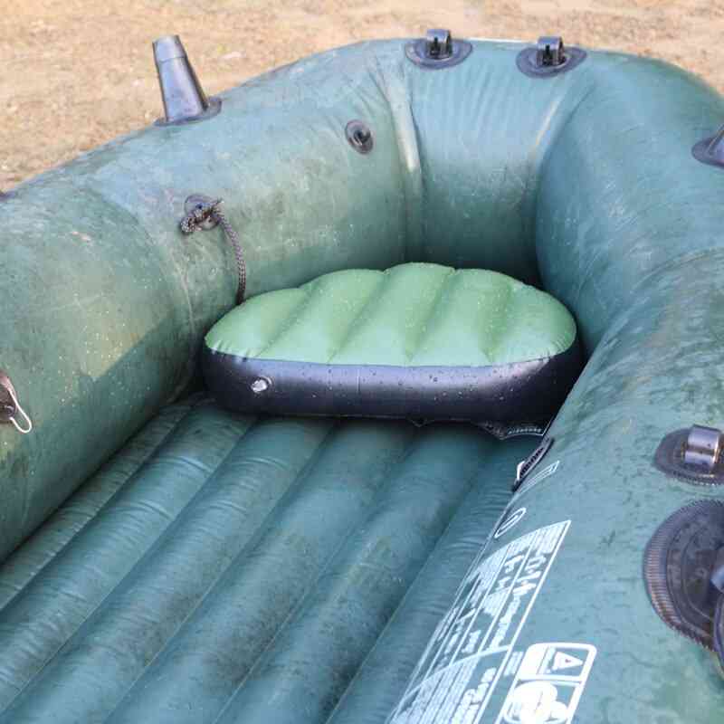 Green Pvc Inflatable Seat Air Mat