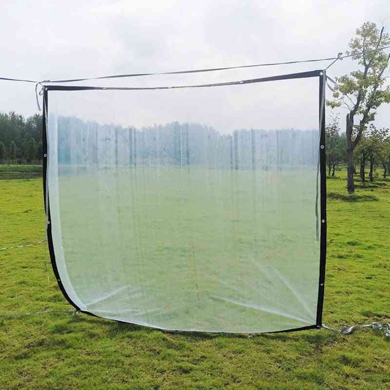 Pe Film Balcony Transparent Rainproof Cloth