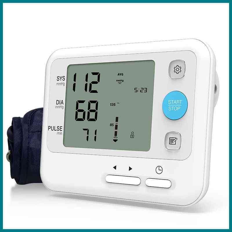 Arm Cuff Blood Pressure Monitor - Digital Lcd