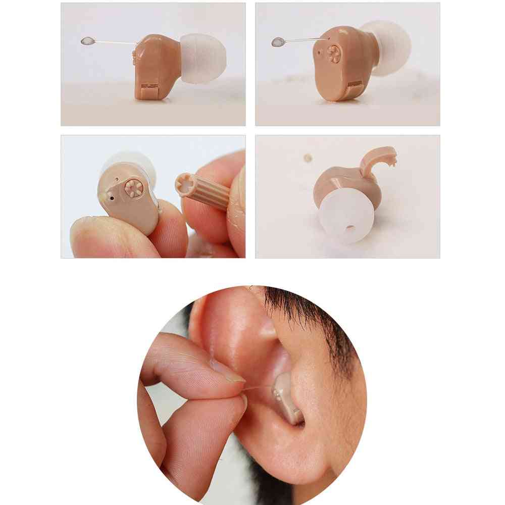 Mini Size Ear Hearing Aids Sound Amplifier Micro Wireless