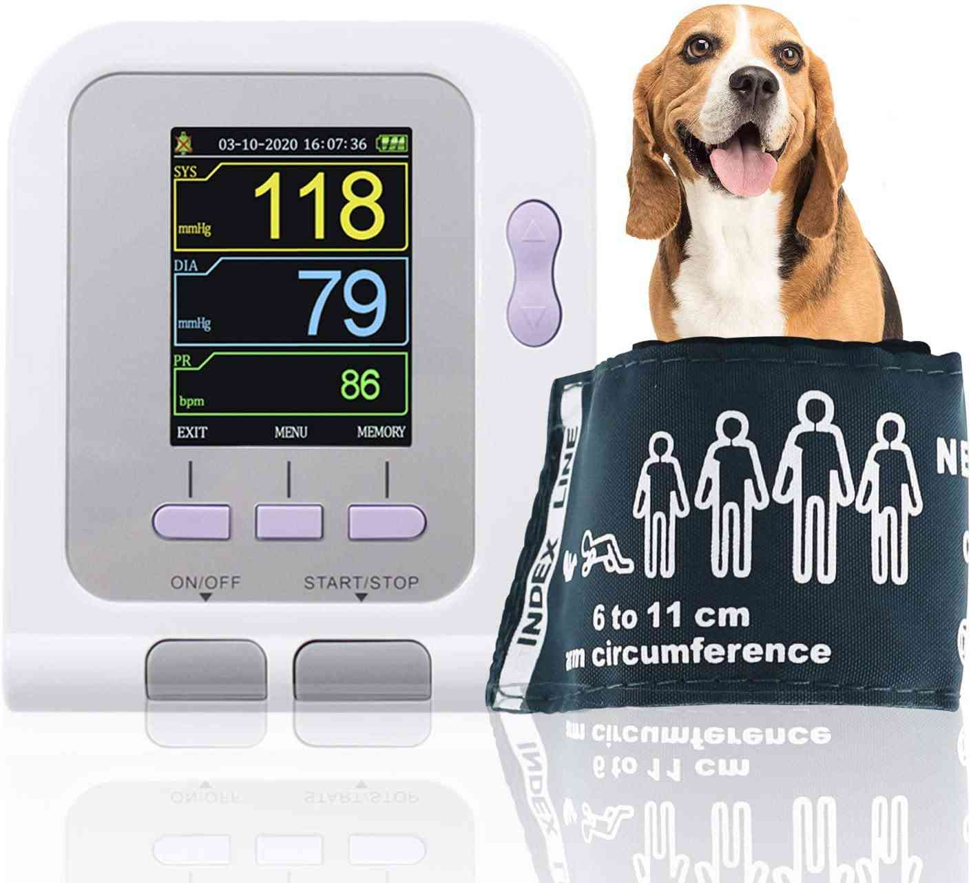 Vet Electronic Sphygmomanometer Automatic Blood Pressure Monitor