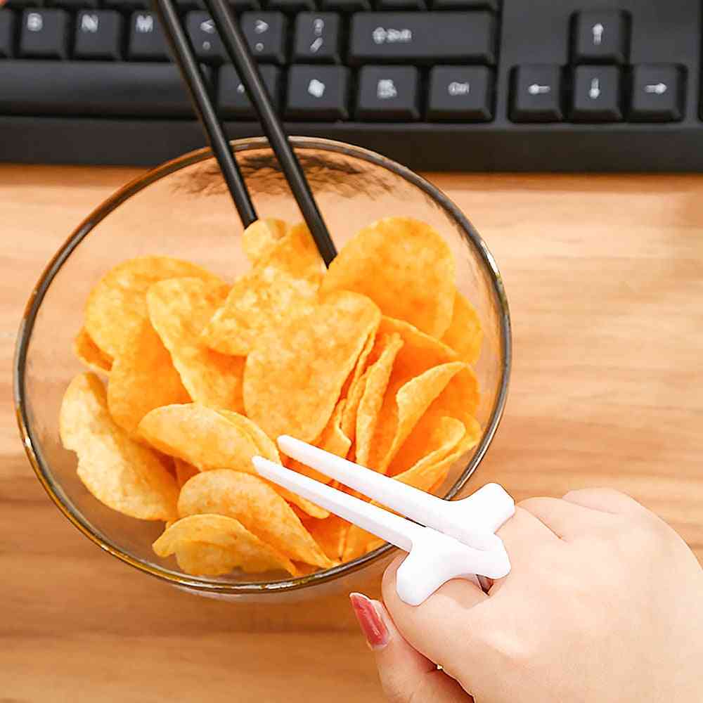 Creative Snack Finger Chopsticks Portable