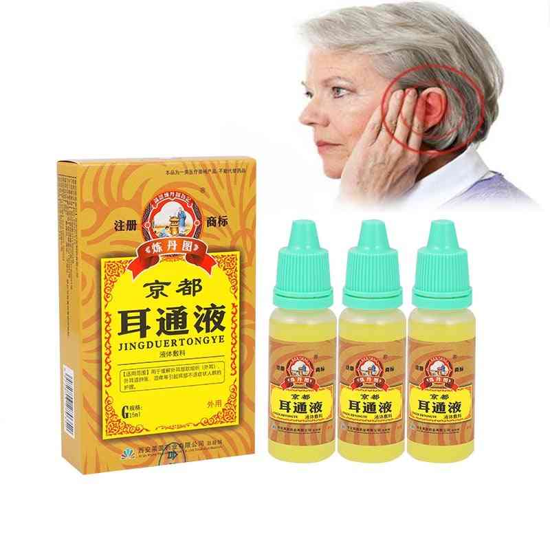15ml Ear Acute Otitis Drops Chinese Herbal Medicine Earwax Remover