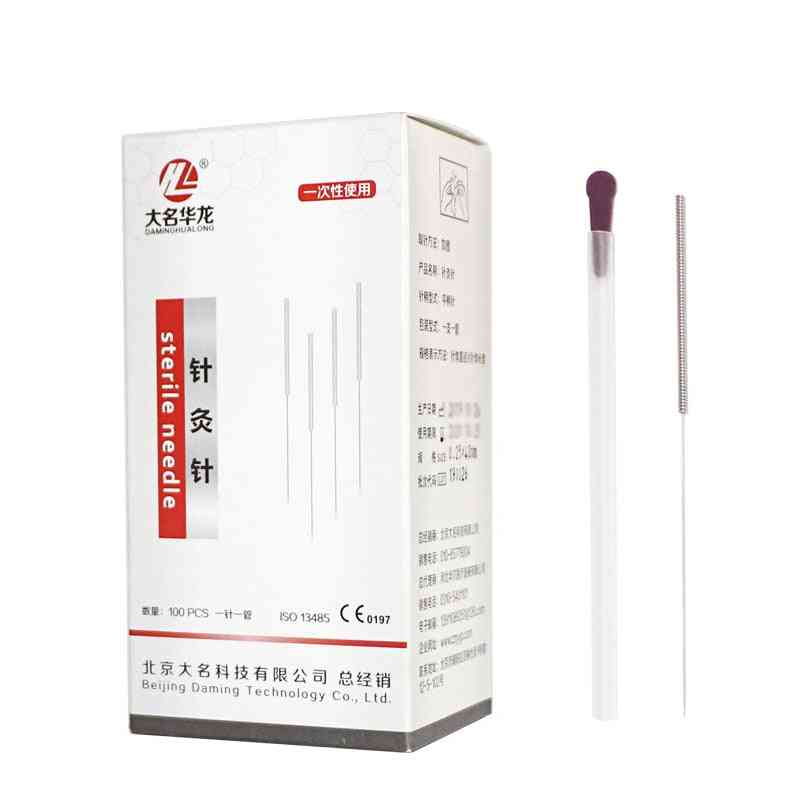 Acupuncture Disposable Needle With One Guide Tube