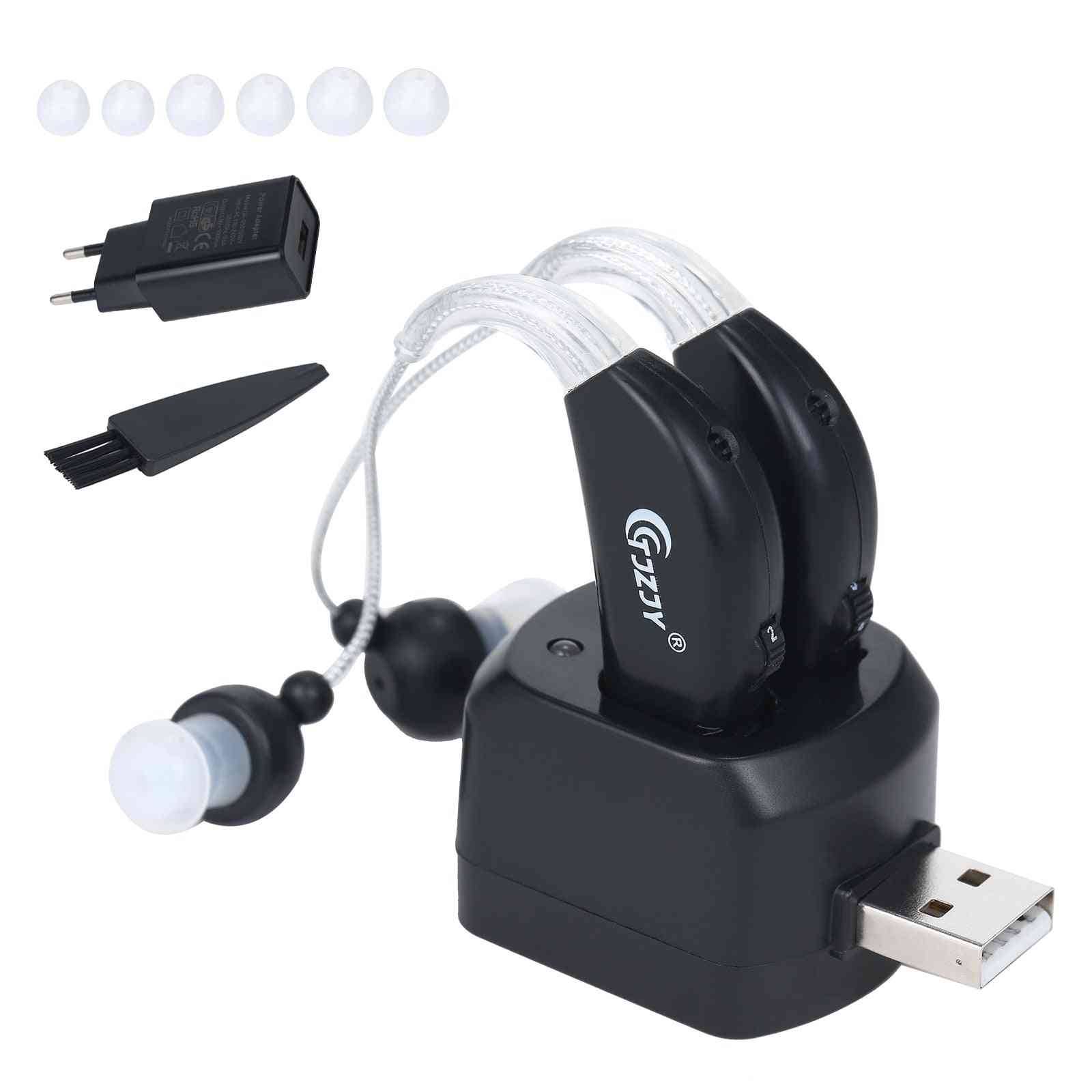 Hearing Aid Rechargeable Digital Hearing Amplifiers For Seniors Sound Amplifier