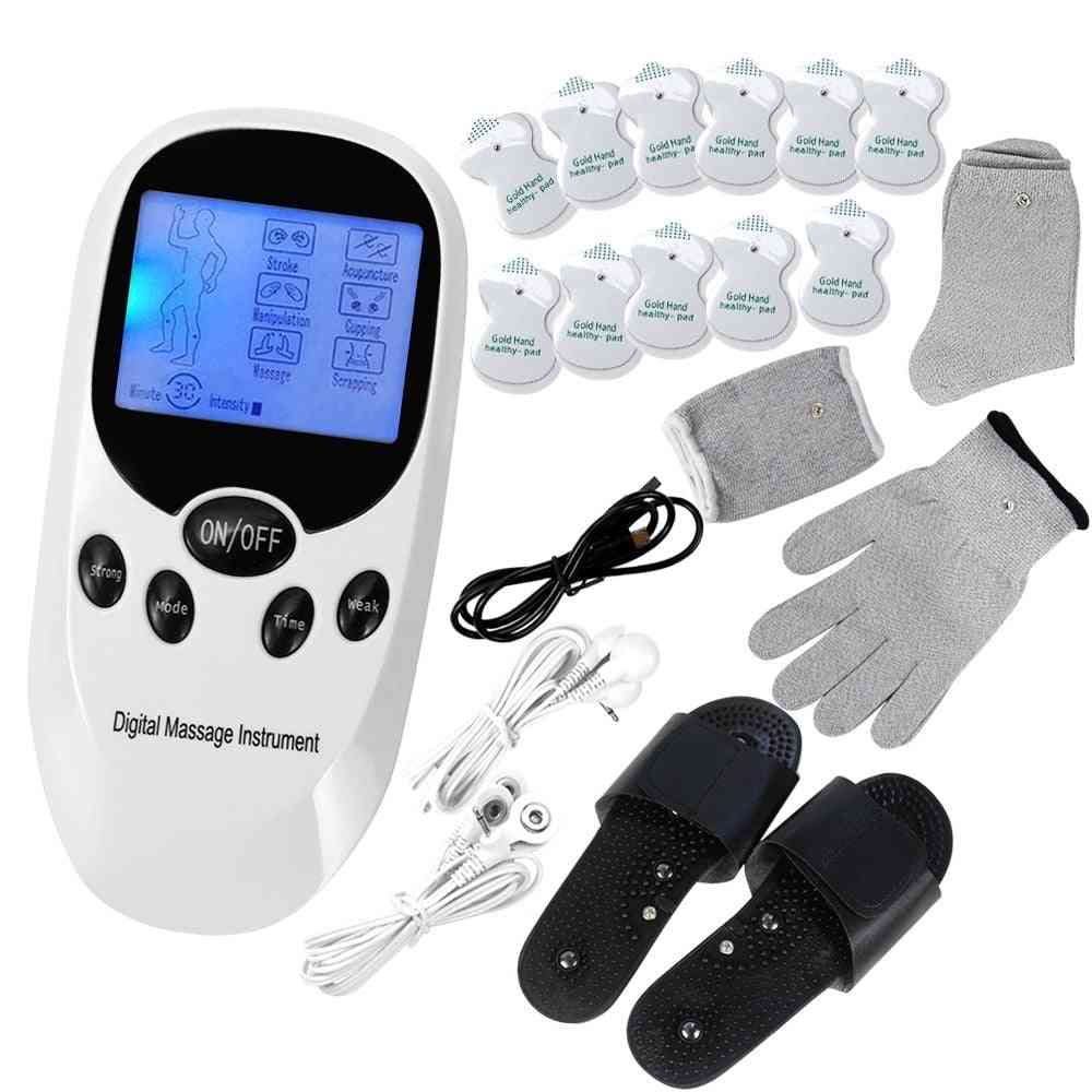 Dual Channels Electric Acupuncture Digital Therapy Tens Body Massager
