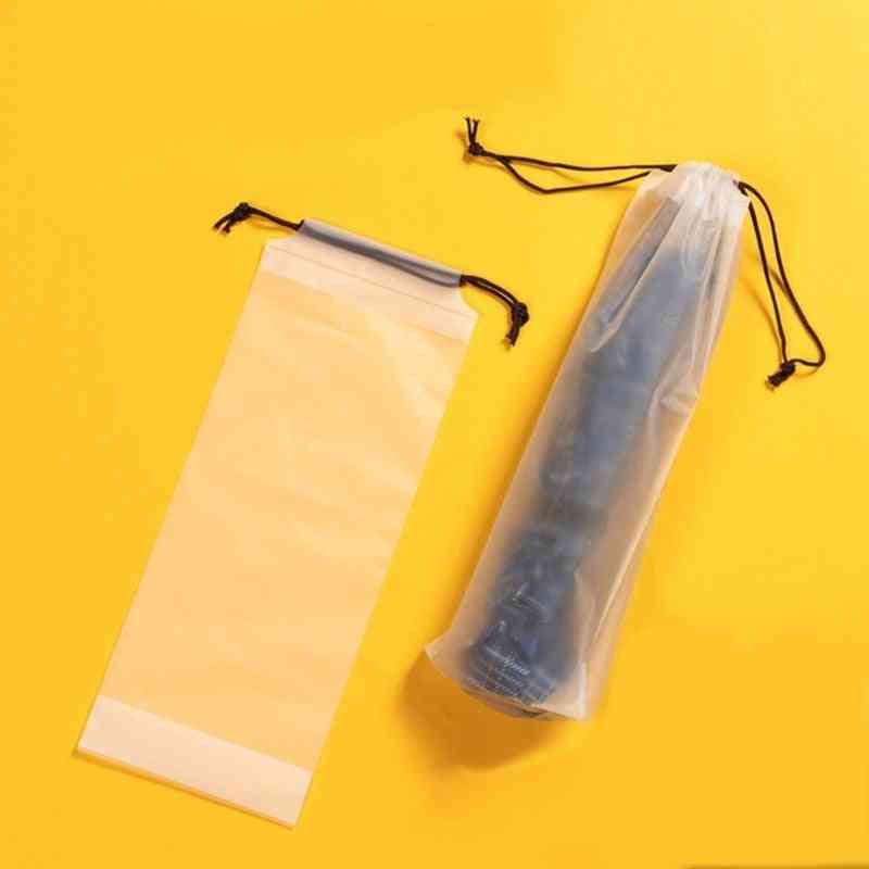 Matte Translucent Plastic Bag Umbrella
