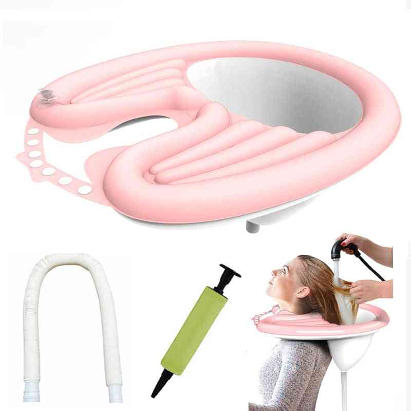 New Portable Inflatable Hair Washing Tray Rinse Basin