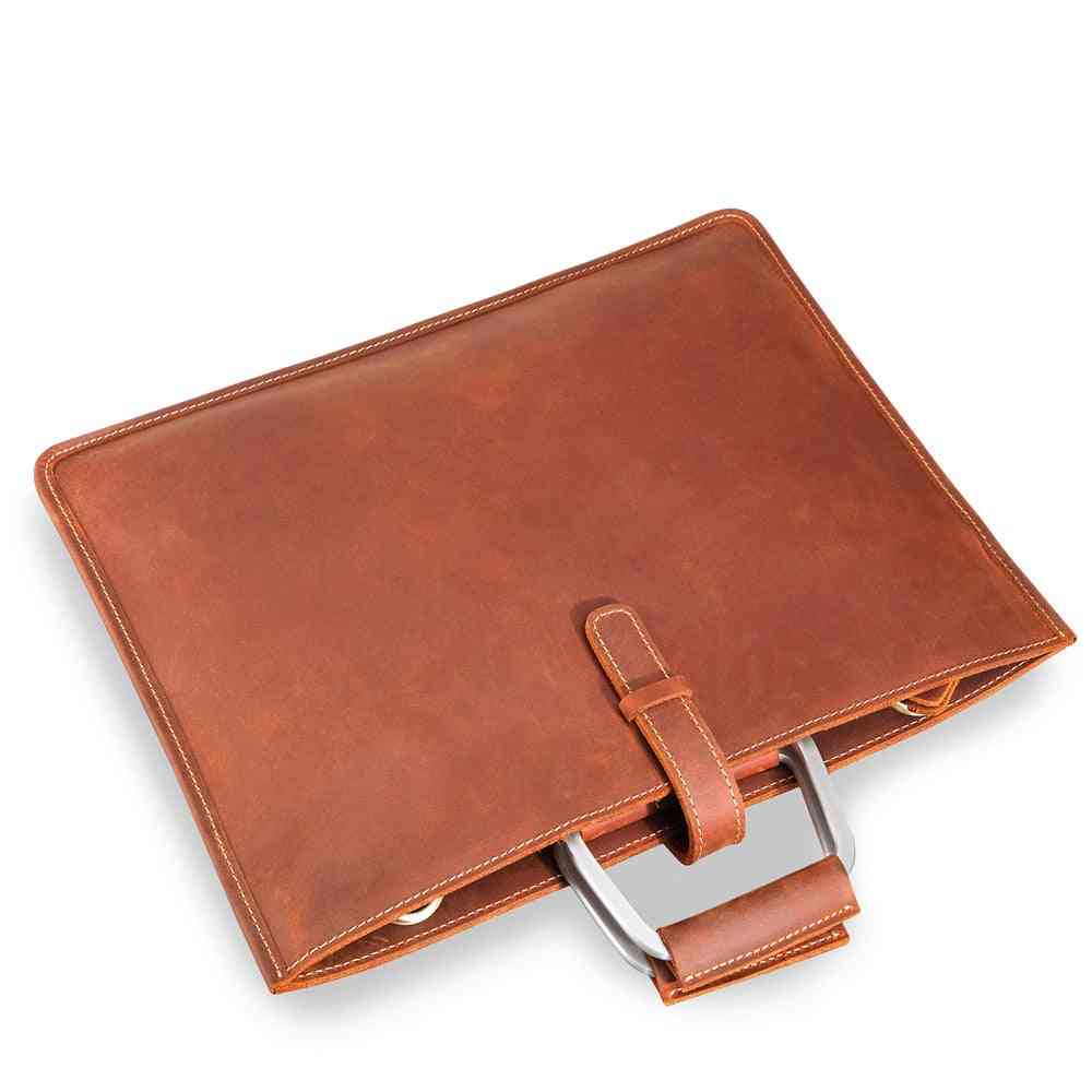 Handle Handbag For Business Male Laptop Bag Men Messenger Bags Retro