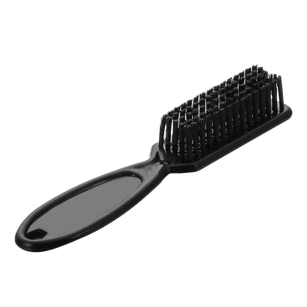 Plastic Handle Hairdressing Soft Hair Cleaning Brush Barber Neck Duster