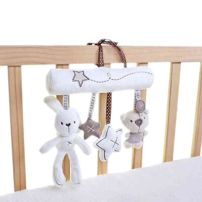 Baby Infant Hand Bell Rattles Hanging Bed Safety Seat