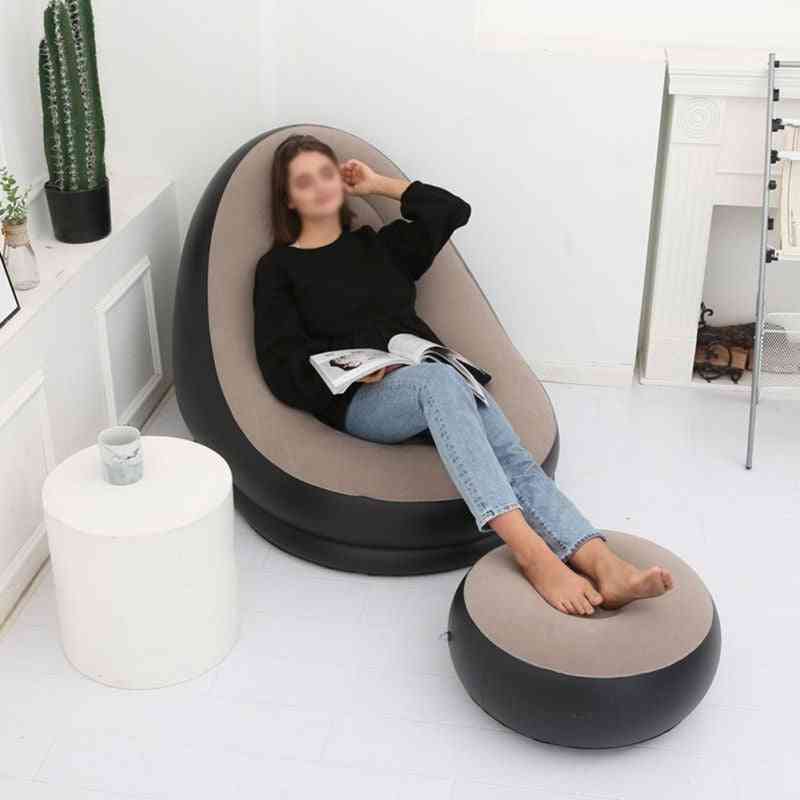 Living Room Sofa Furniture Modern Inflatable Folding Lazy Sofa Bed