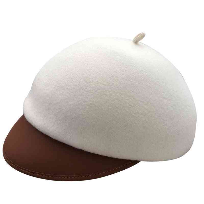 Autumn Winter Retro Equestrian Designer Hat