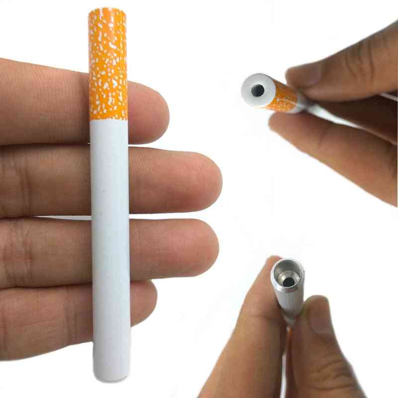Tobacco Pipe Portable Metal Smoking Pipe - Cigarette Holder