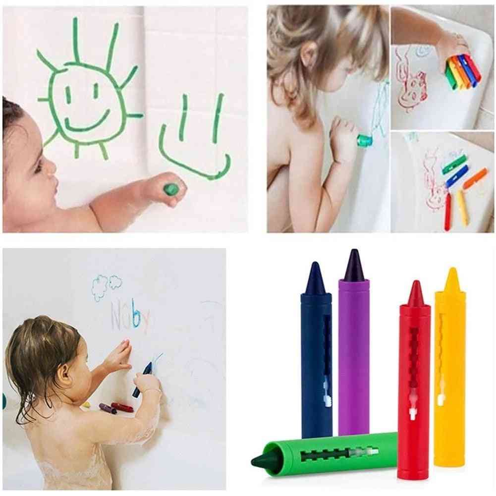 Baby børn bade kreativt legetøj - pædagogisk legetøj farveblyanter