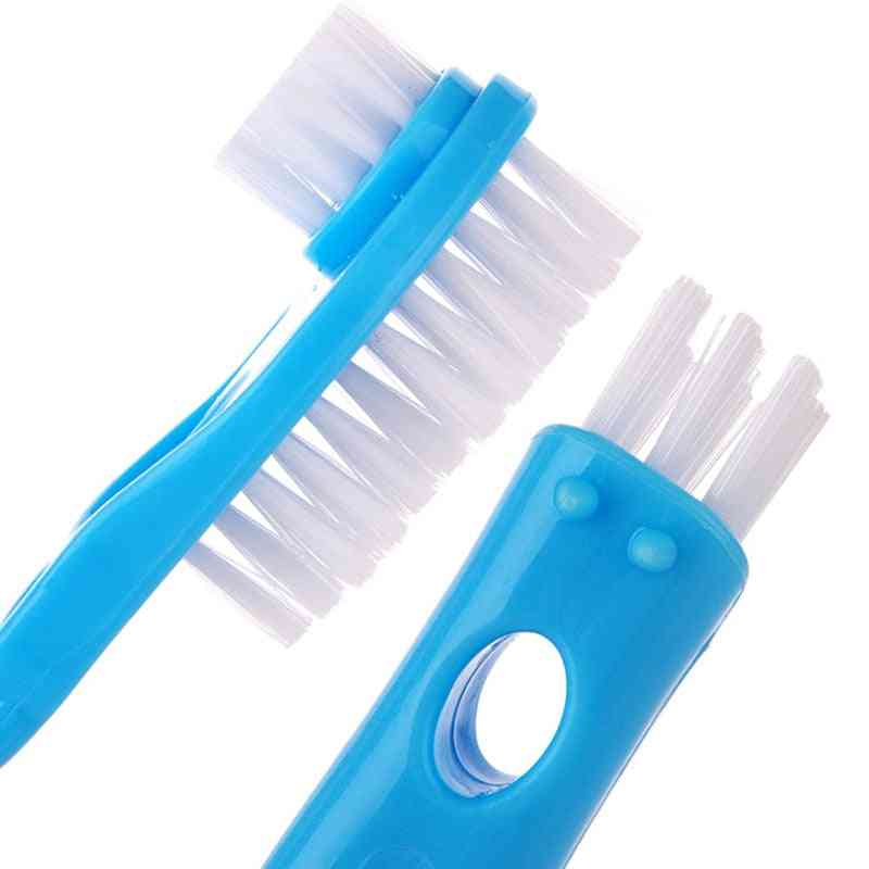Double Long Handle Shoe Cleaning Brush