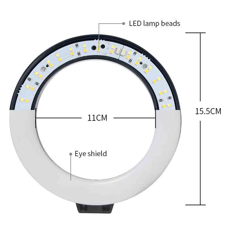 6 Inch Mini Selfie Ring Light Desktop Led Lamp