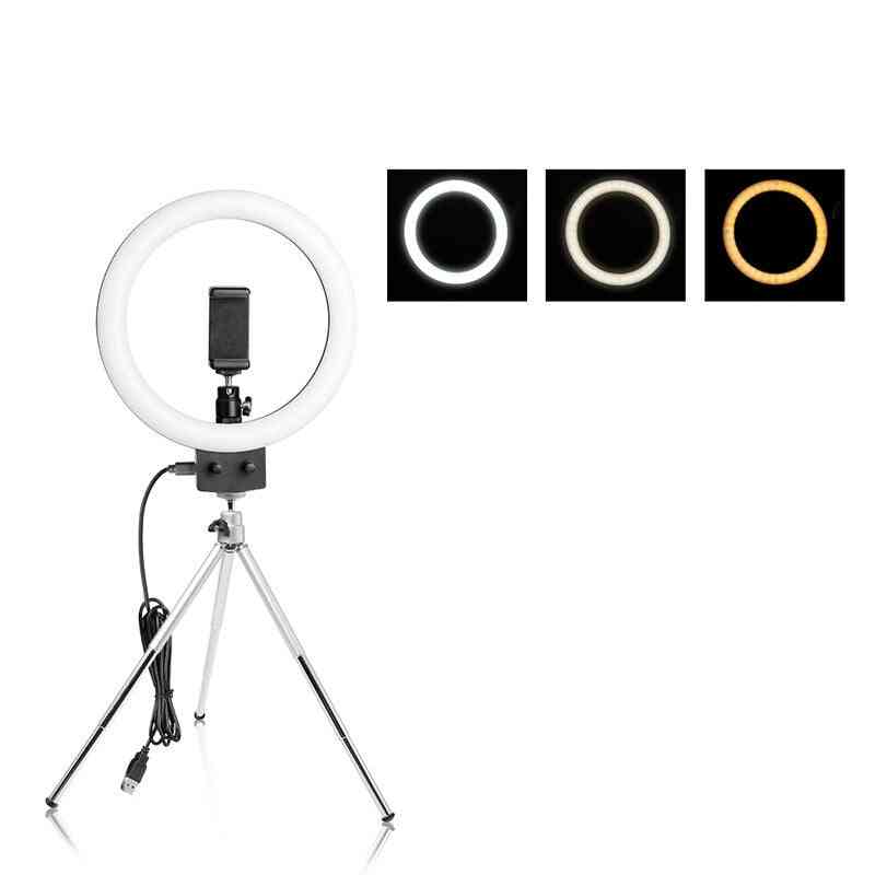 6 Inch Mini Selfie Ring Light Desktop Led Lamp
