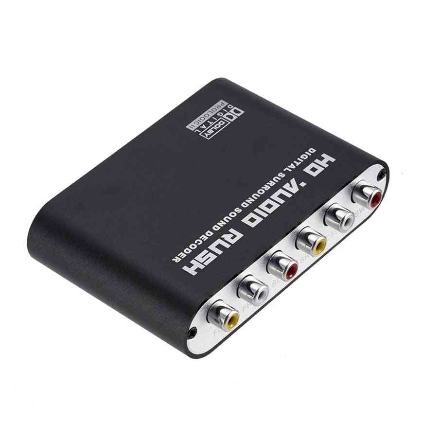 Digital To Analog 5.1 Ch Audio Decoder Amplifier - Analog Converte For Tv