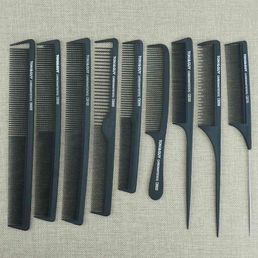 Black Salon Hairdressing Comb, Carbon Hair Comb