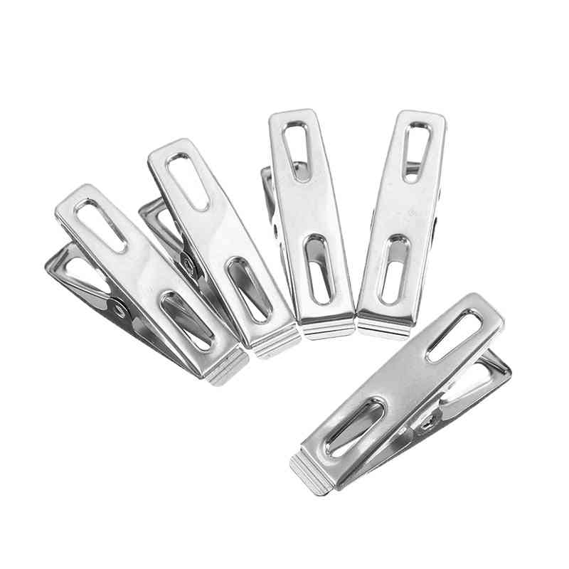 40pcs Metal Clips Stainless Steel Clothes Pegs