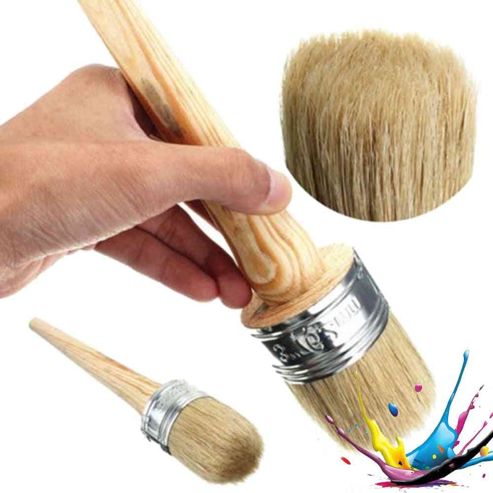 Easy Rinse Wooden Handle Paint Brush - Kitchen Tool
