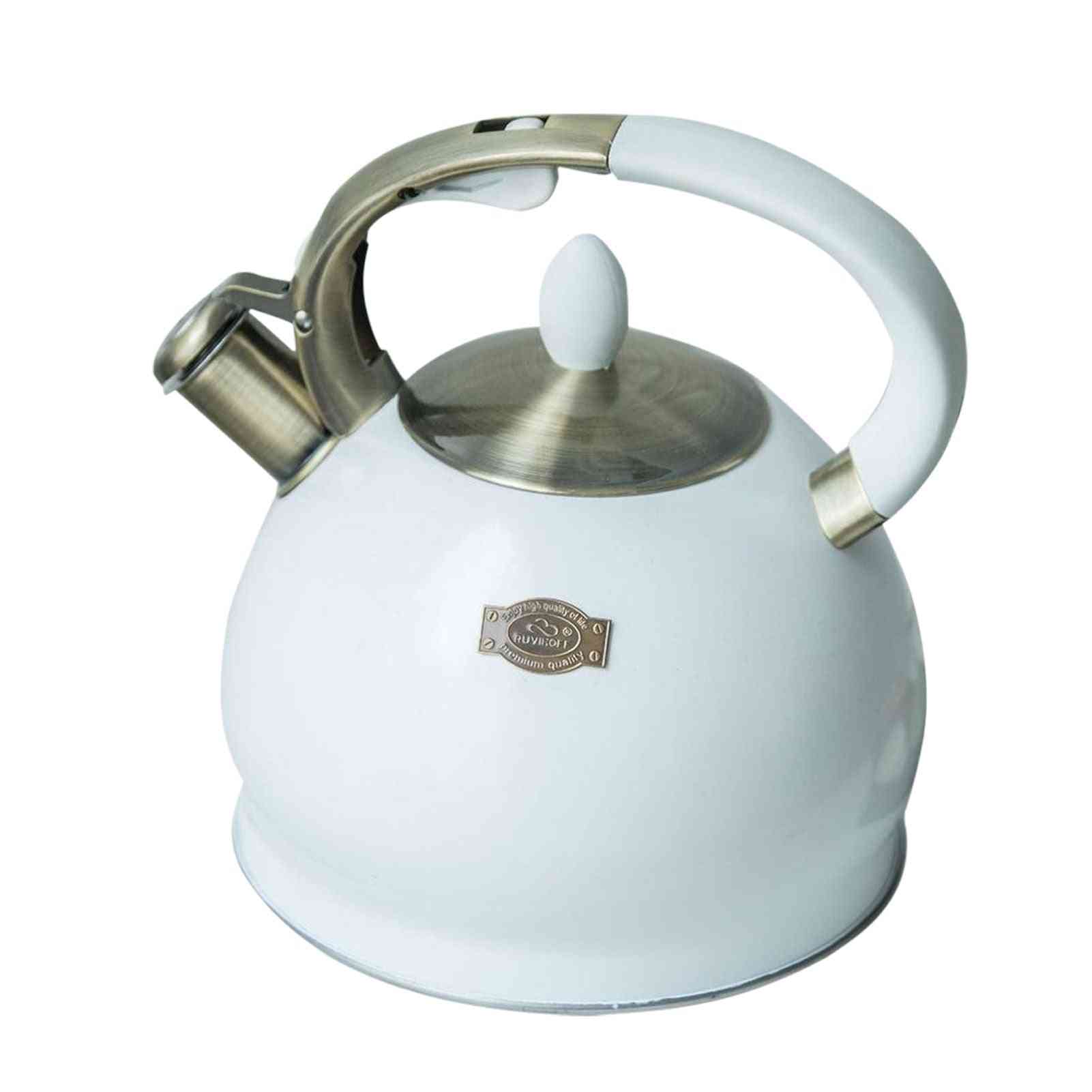 Whistling Kettle For Gas Stove All Stove Tops Stainless Steel Coffee Tea Rising