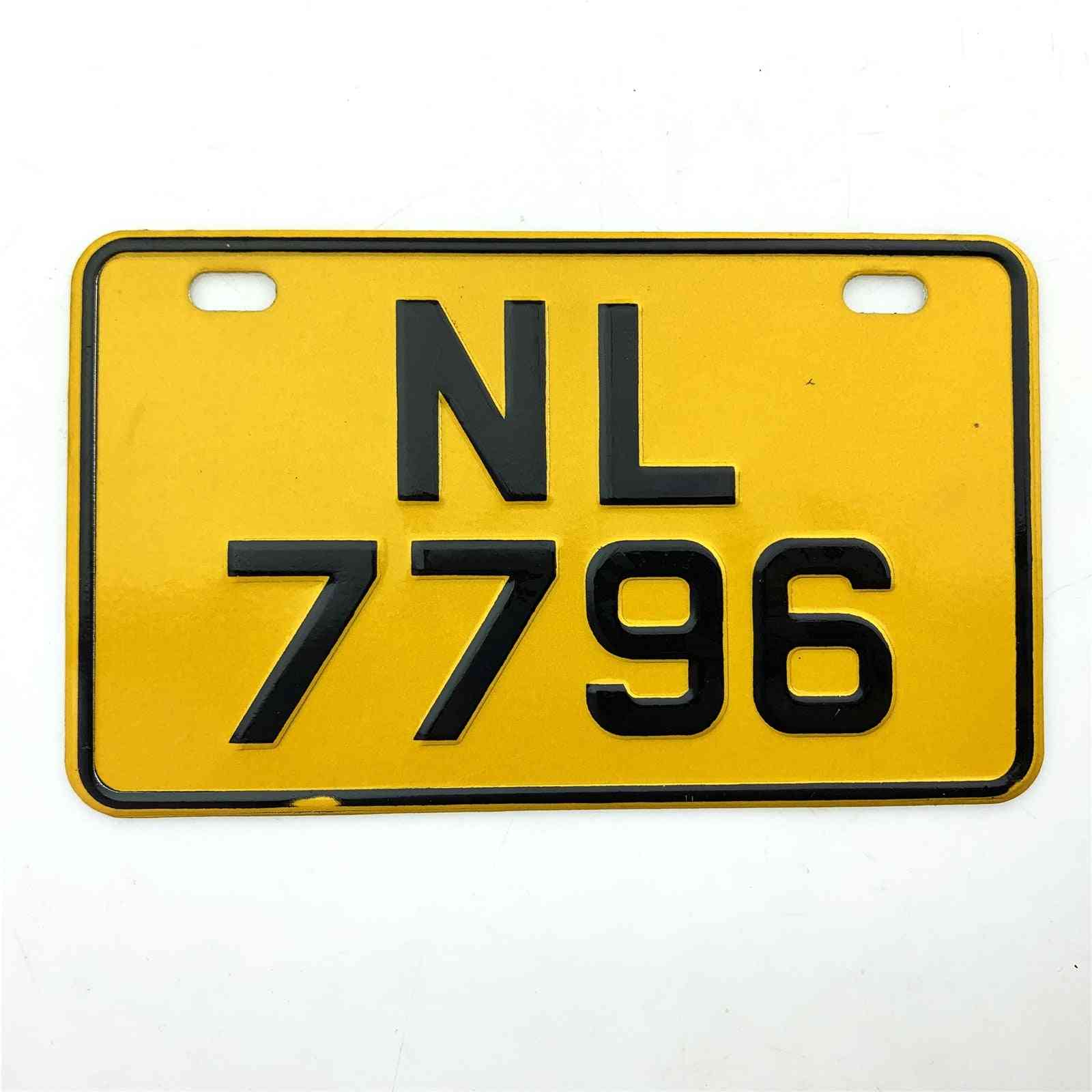 Japanese Style Aluminum License Number