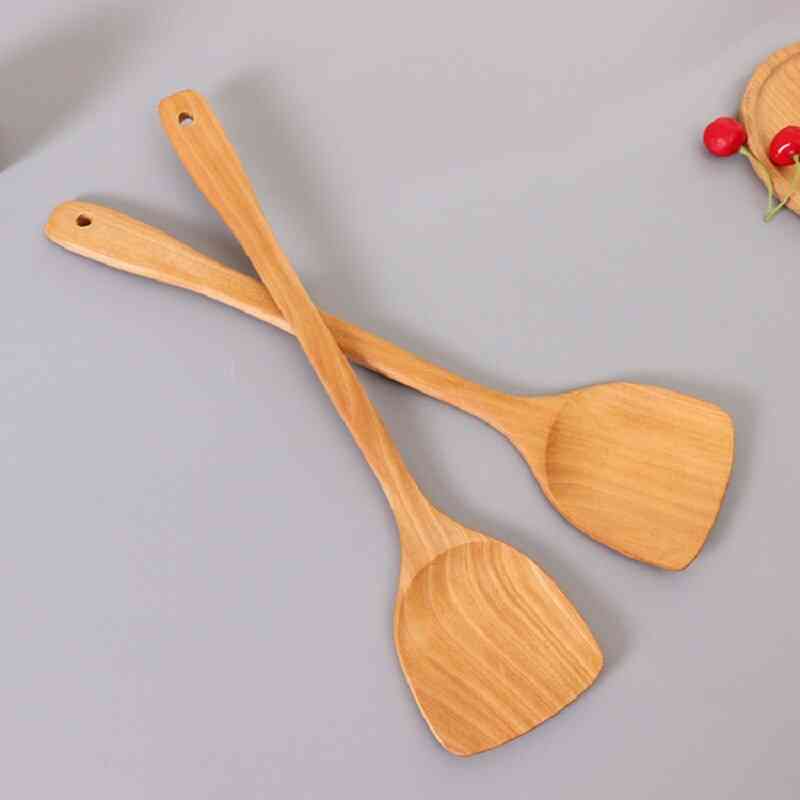 High Quality Kitchen Cooking Tool Cookware Wooden Turner Wood Shovel Wooden